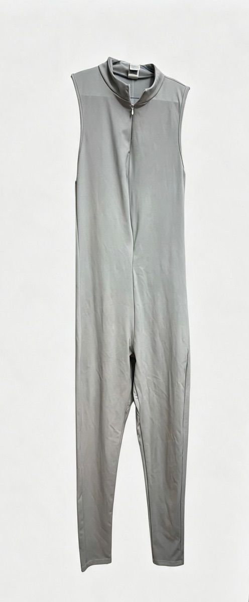 Grey Zip Jumpsuit