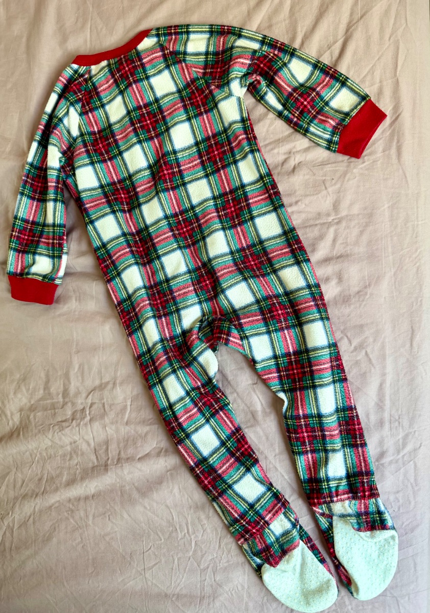 Cozy Christmas Plaid Baby Pajamas – Family PJs photo 3