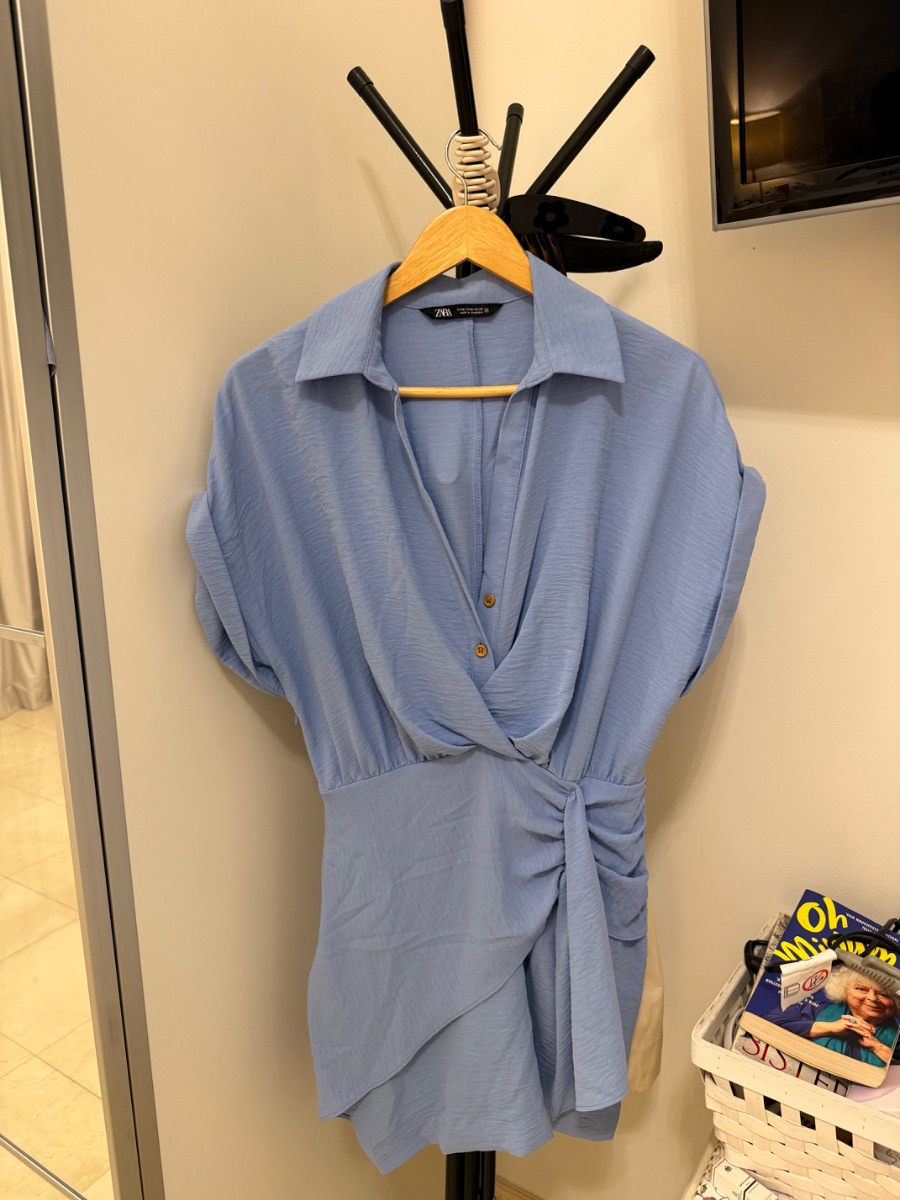 Zara blue dress