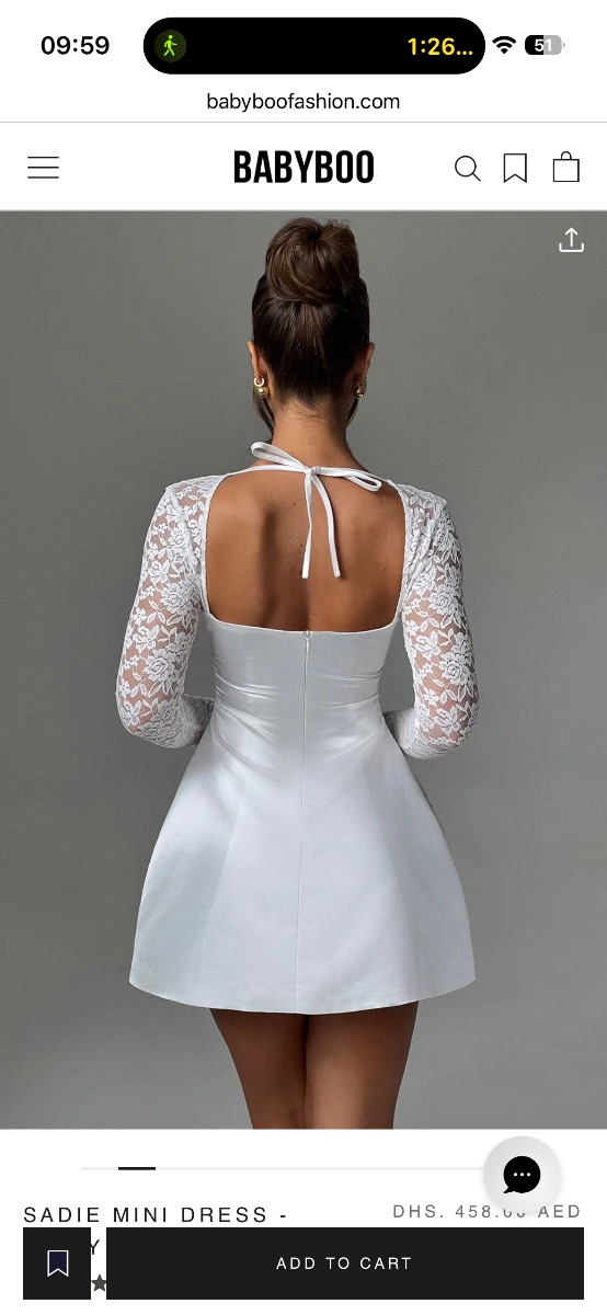 Babyboo White Lace Mini Dress photo 3