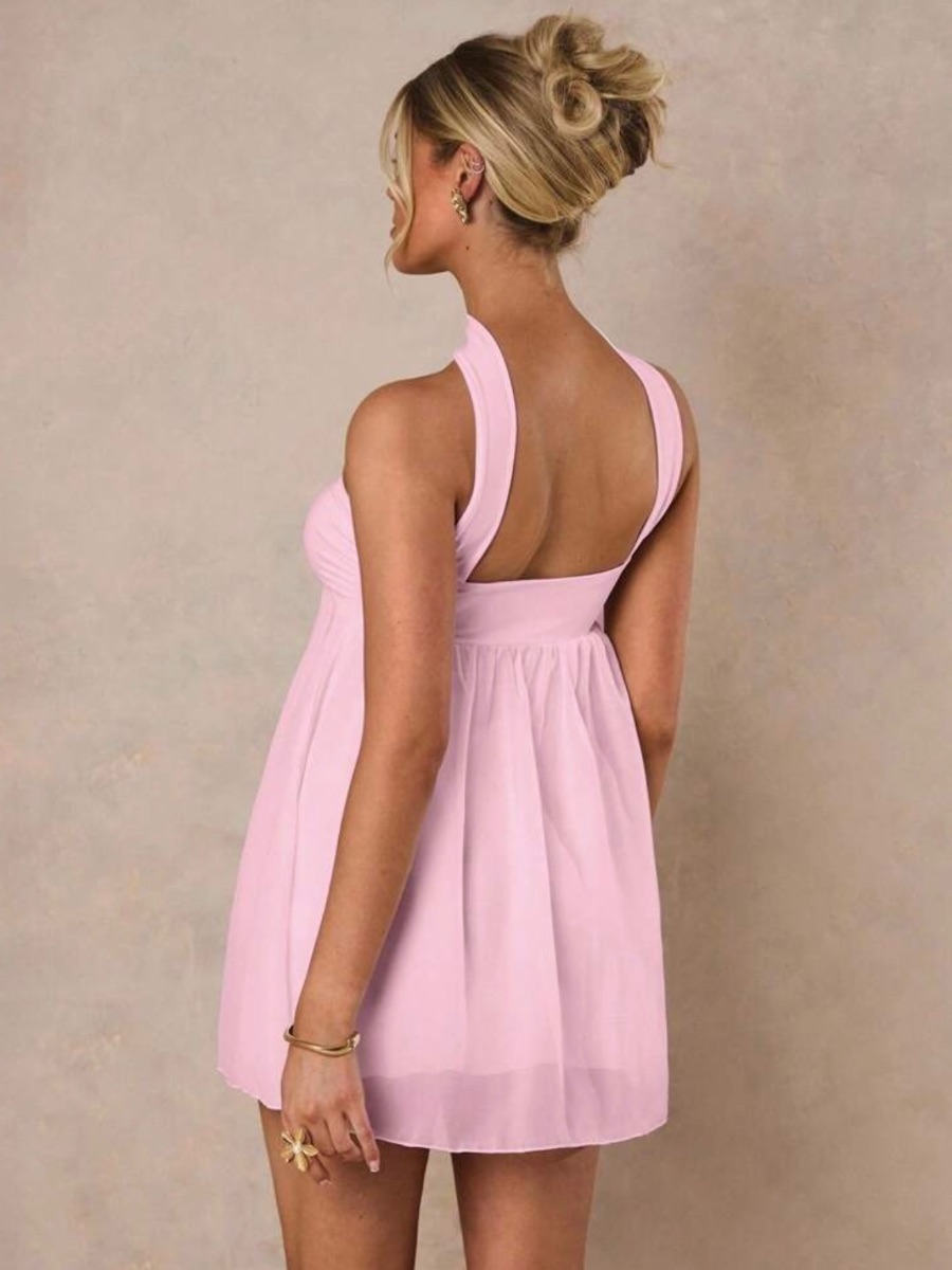 Shein Pink Mini Dress photo 2