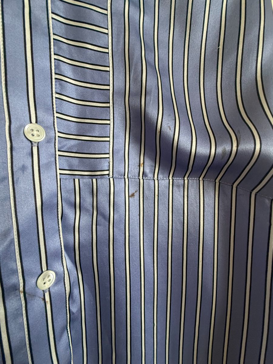 Rails 100% silk Blue Blouse XXL photo 3