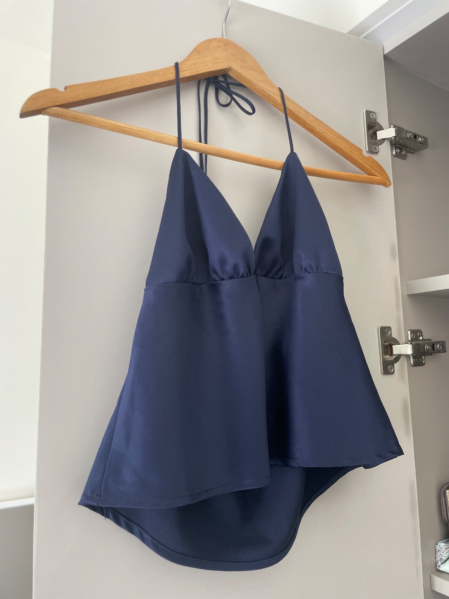 Brand Melville satin halter neck