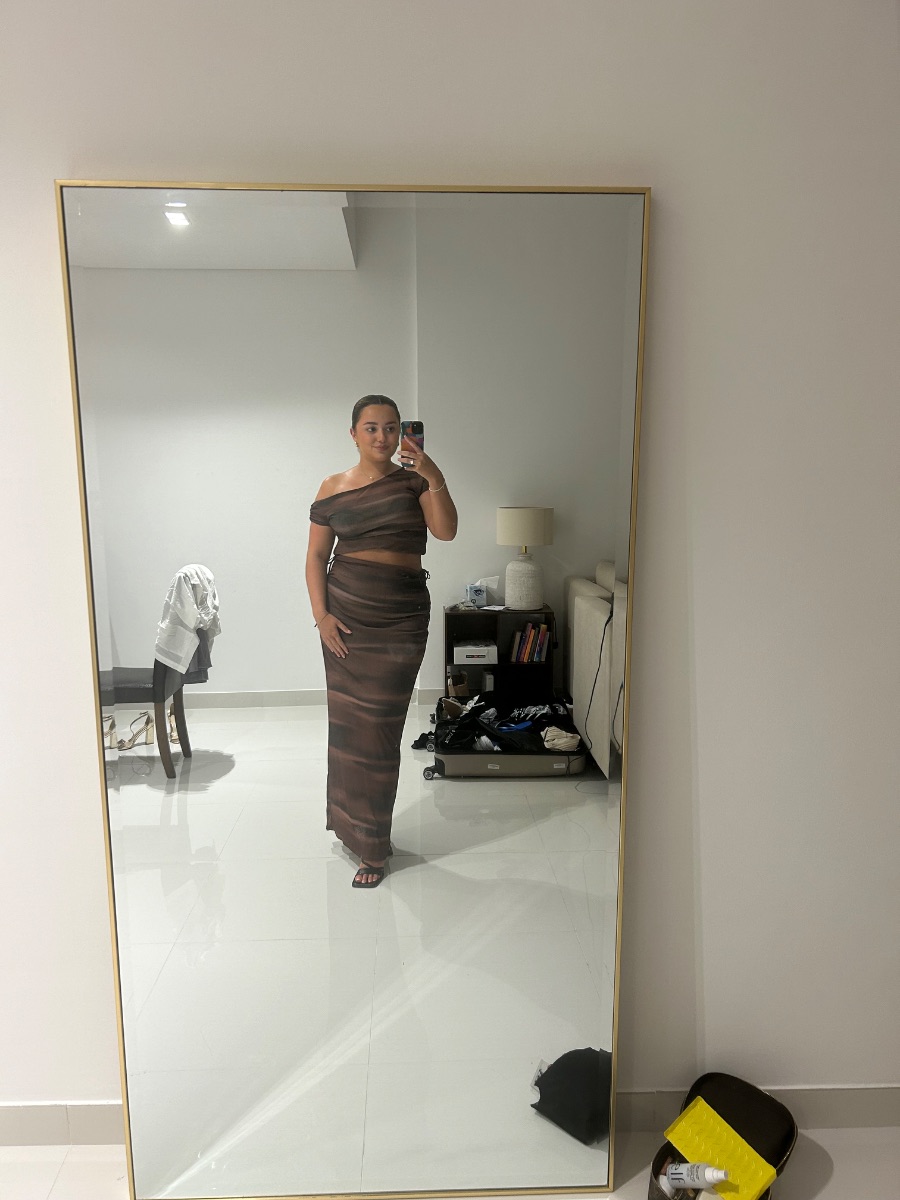 Collusion By Asos Brown marble co ord set