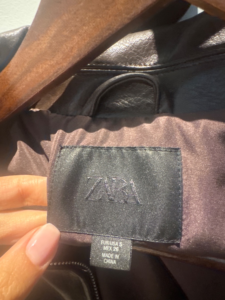 Dark Brown Leather - Zara Jacket photo 2