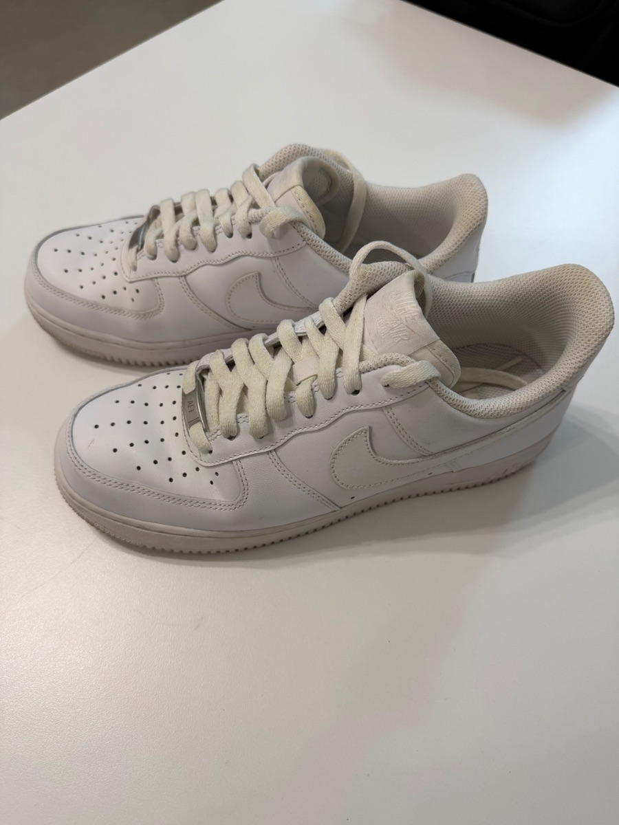 White Nike Airforce 1s - Size UK 6.5/Euro 40.5