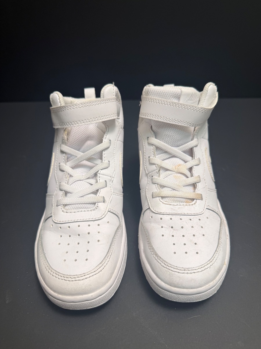 Nike Court Borough Mid / Air Force 1 Mid (Triple White) photo 3