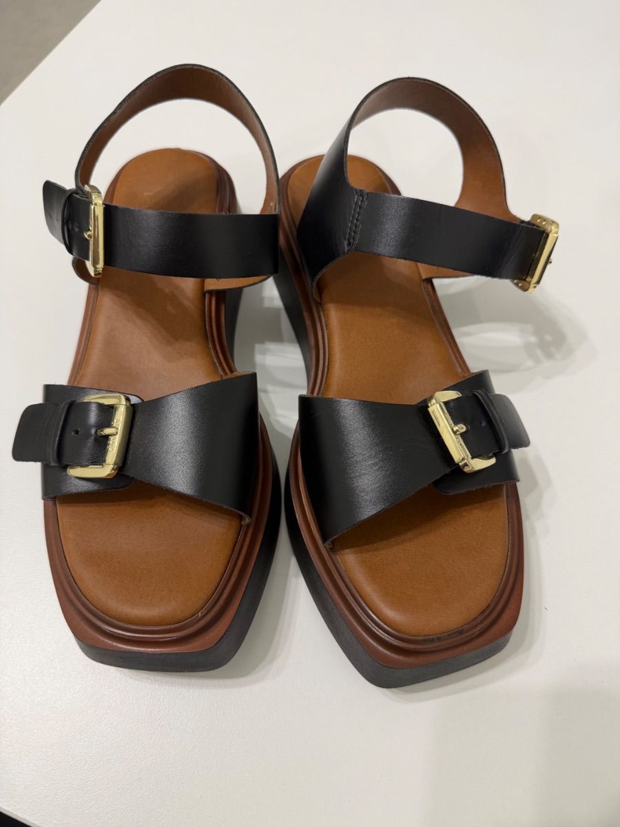 Dune Womens Loells Leather Sandals