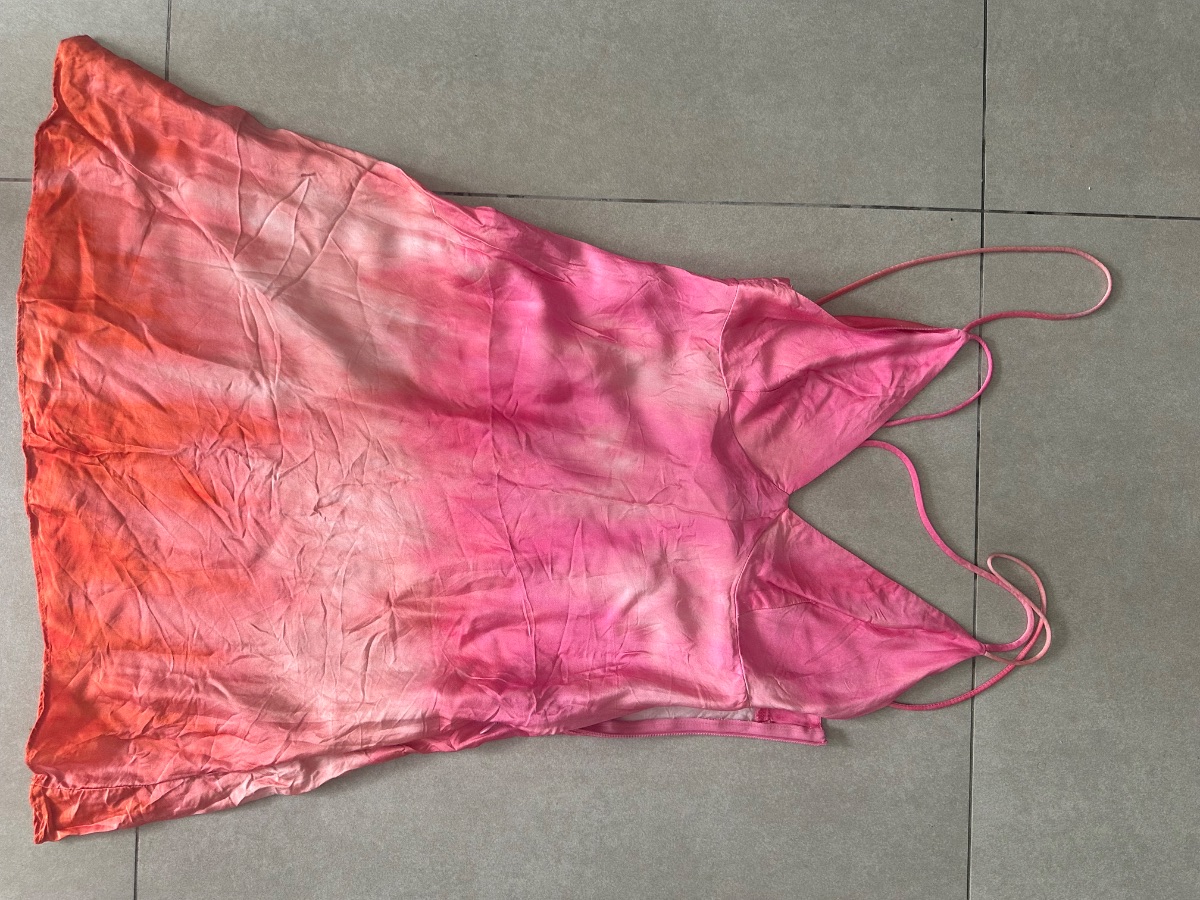 Pink Zara dress size small. photo 2