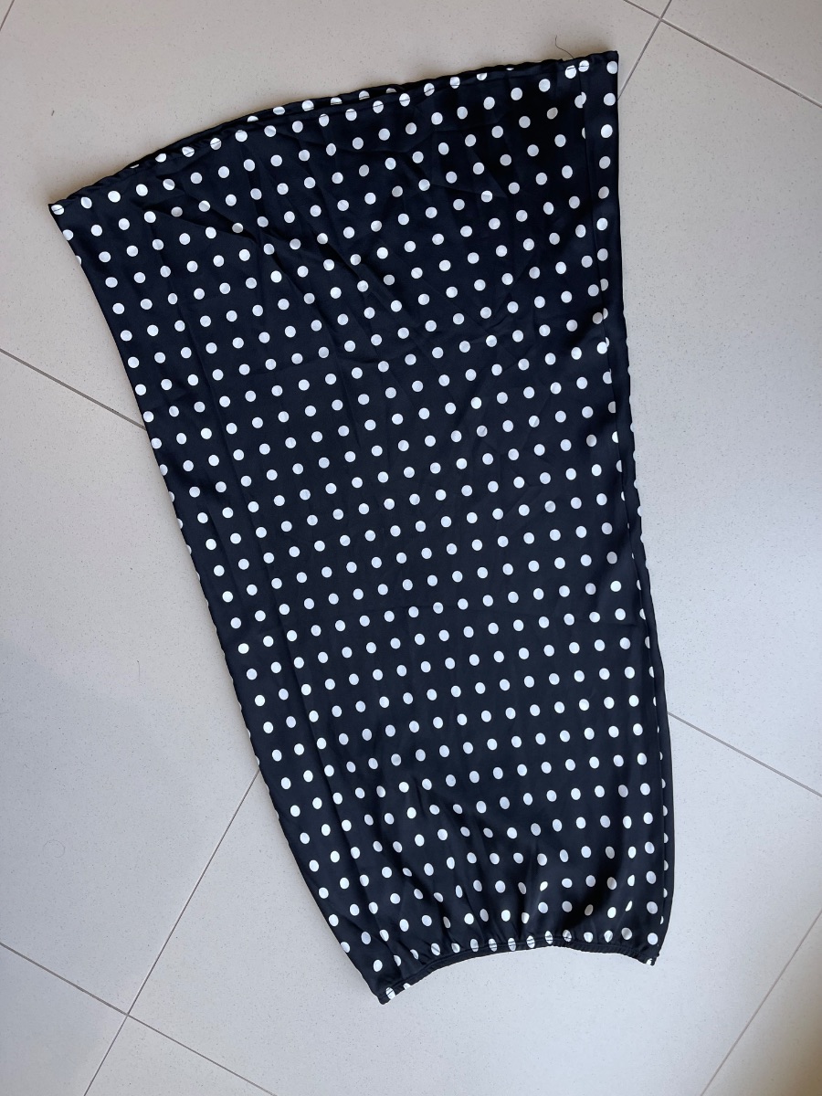 Shein Polka Dot Slip Skirt & Bandeau Top photo 3