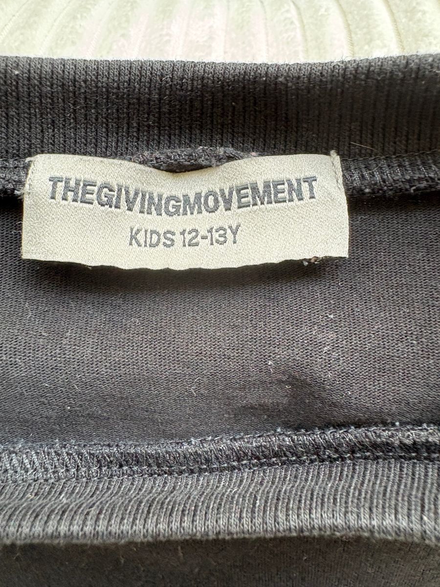 The Giving Movement Boys Black Tshirt photo 3