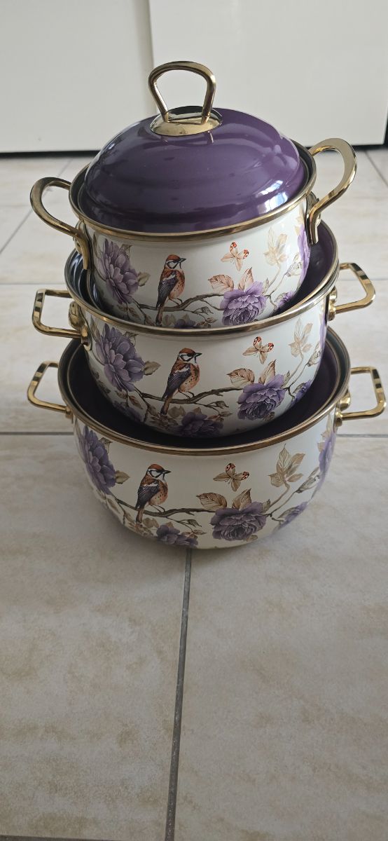 Pr Home Nonstick Enamel Cookware 6 Pc set photo 3
