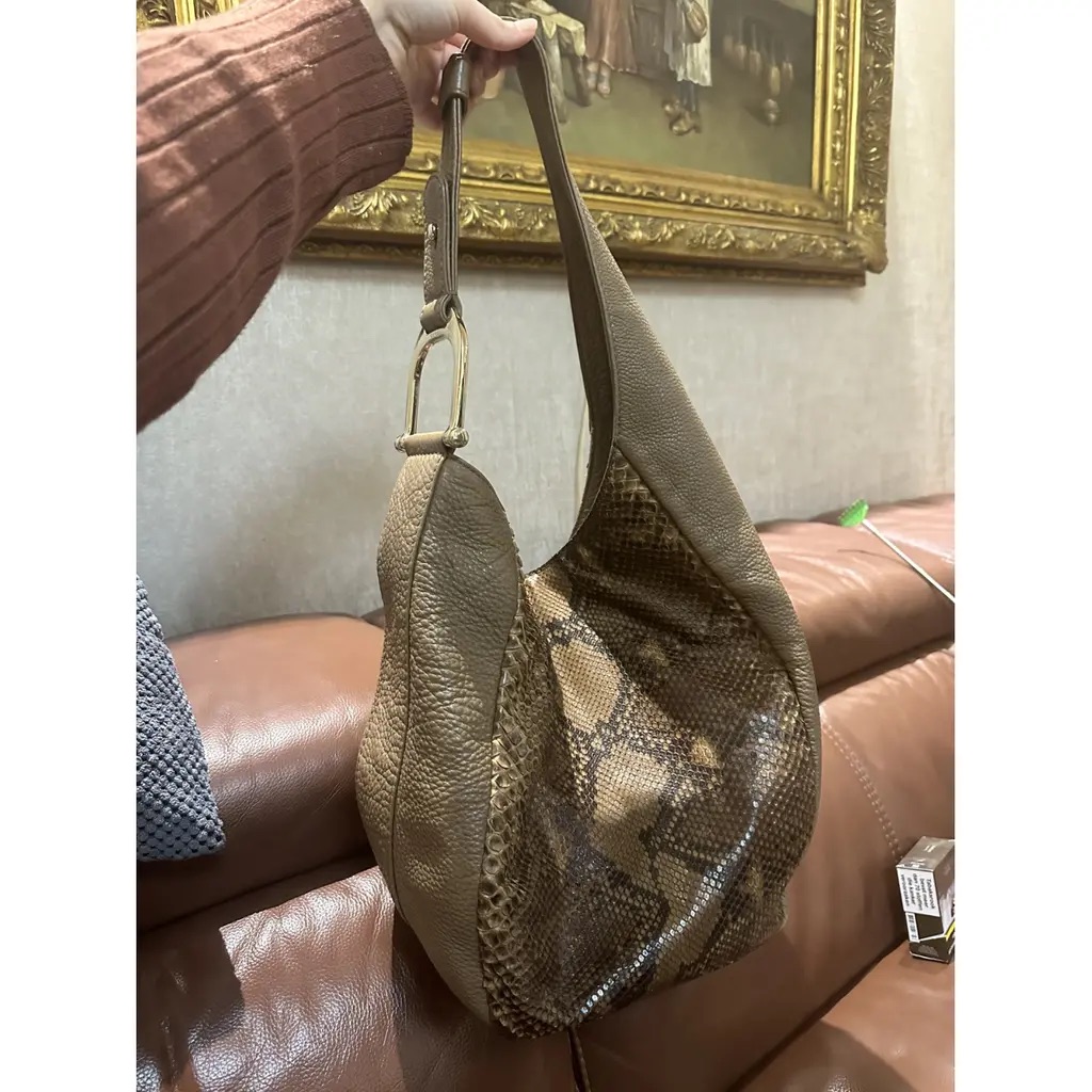 Gucci phython hobo bag