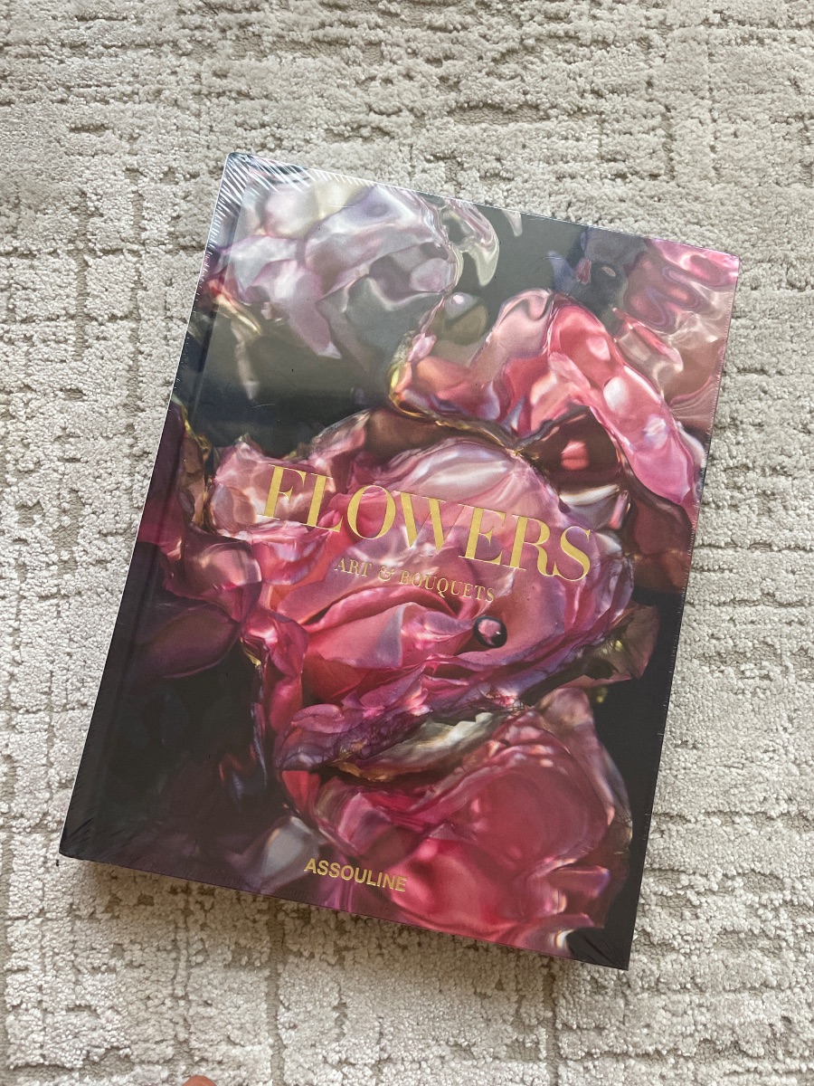 Assouline Flowers coffee table book