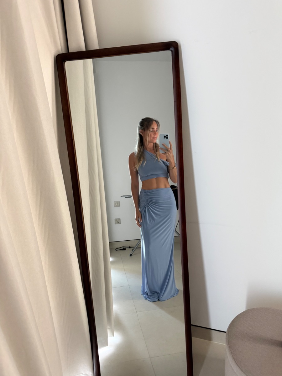 Blue Top & Maxi Skirt Coord photo 2