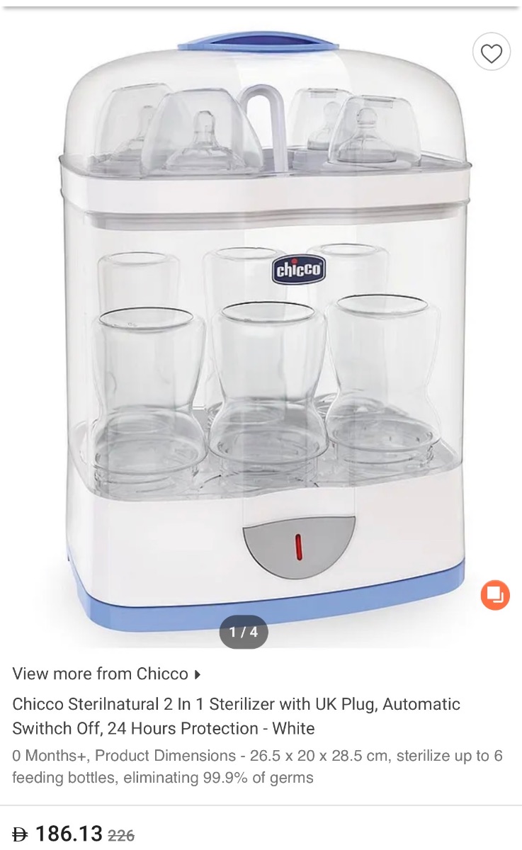 Chicco 2-in-1 Sterilizer