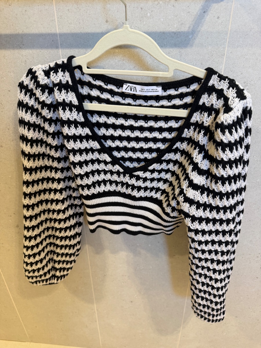 Zara crochet top