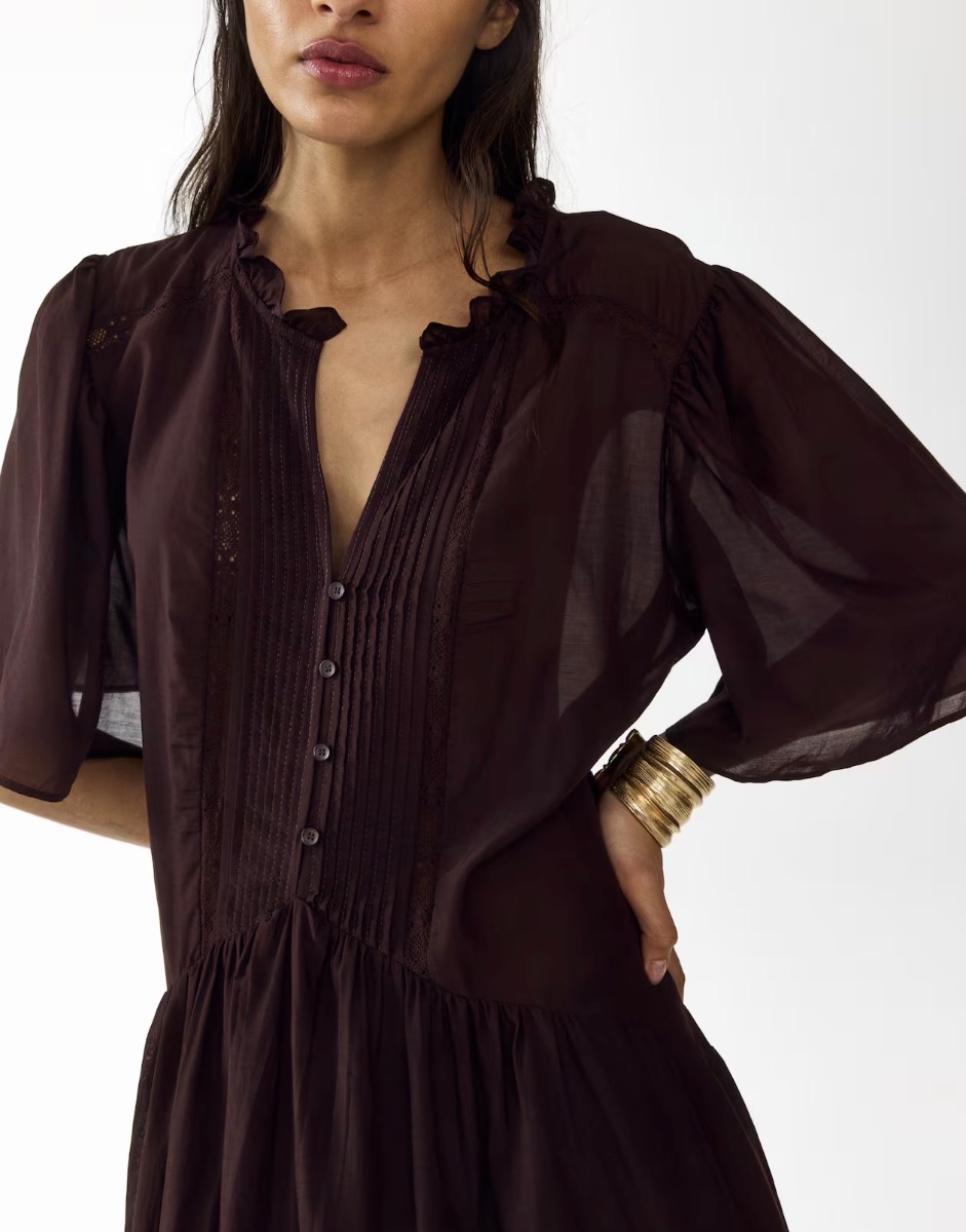 H&M VISCOSE-BLEND TUNIC DRESS - Sz XS - New photo 2