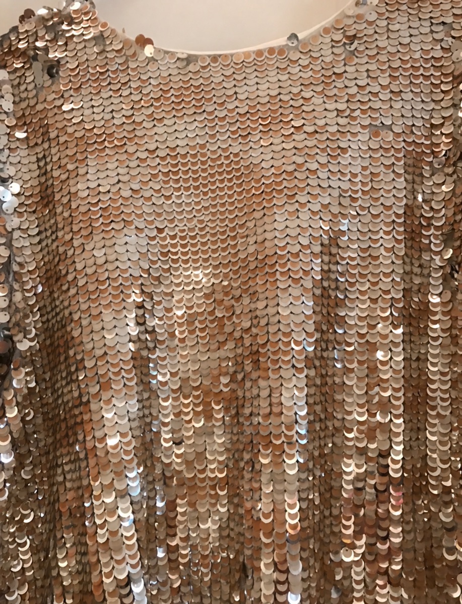 Zara Sequins Top Mixed Metals - Sz S photo 2