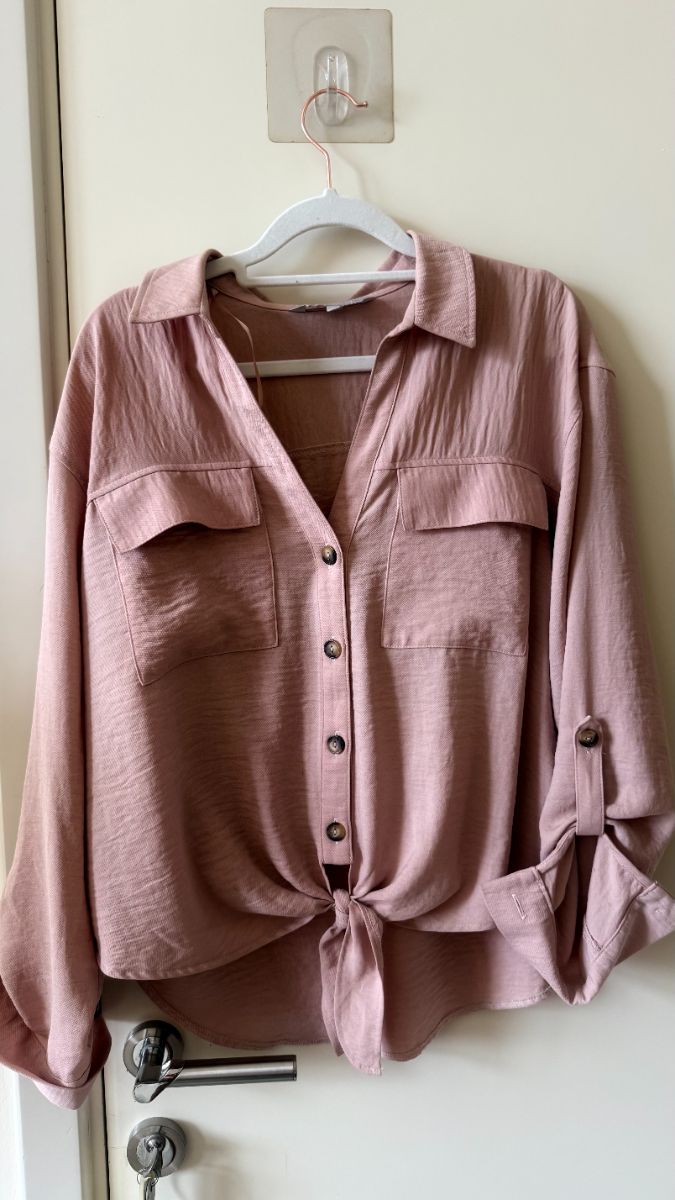 Red Herring Pink Blouse UK14