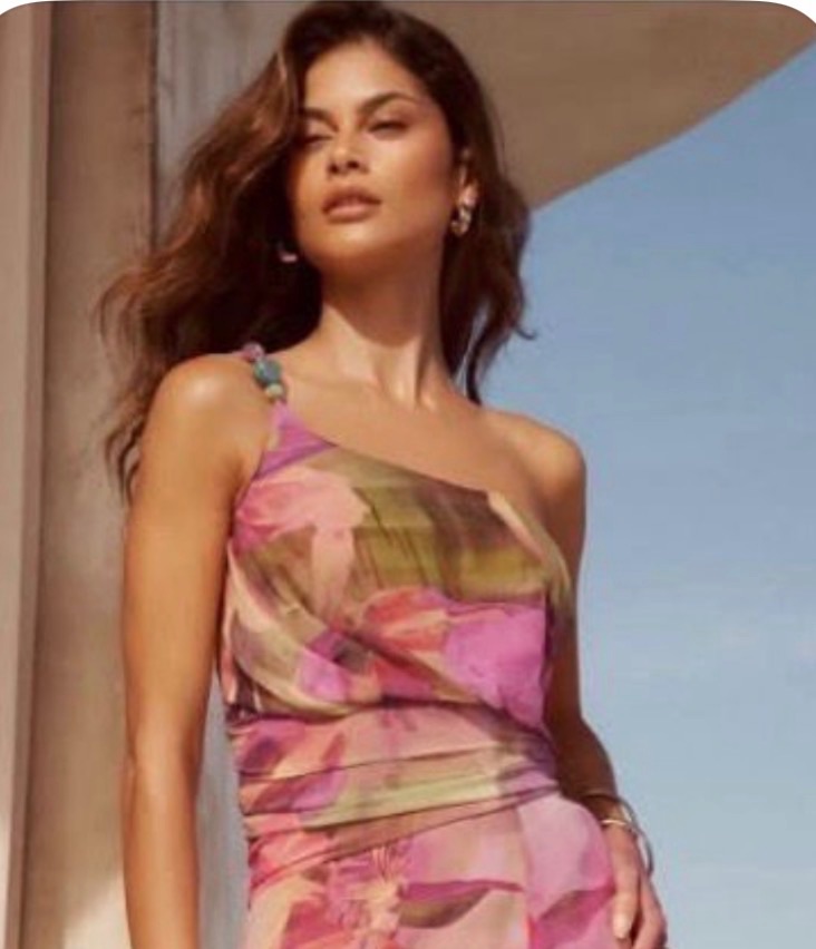 Lipsy Brand New Floral One-Shoulder Maxi Dress photo 2