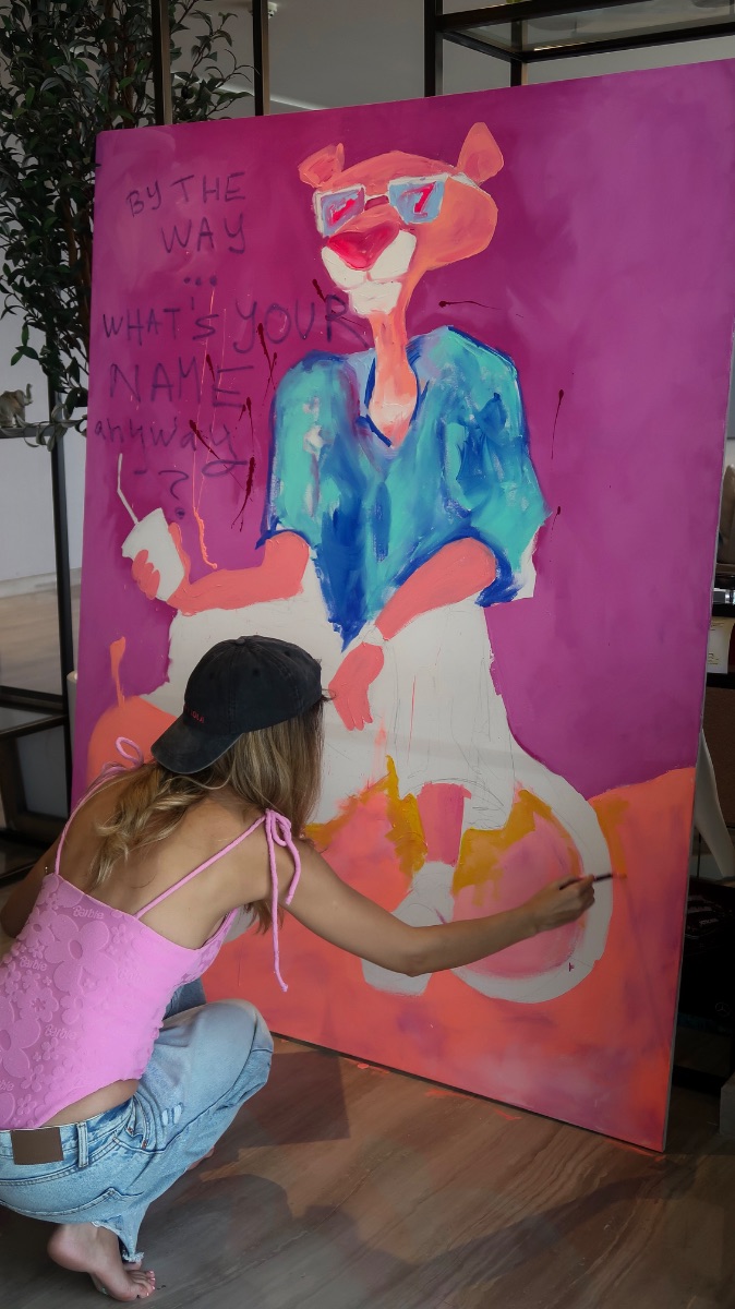 Panther pop-art painting photo 2