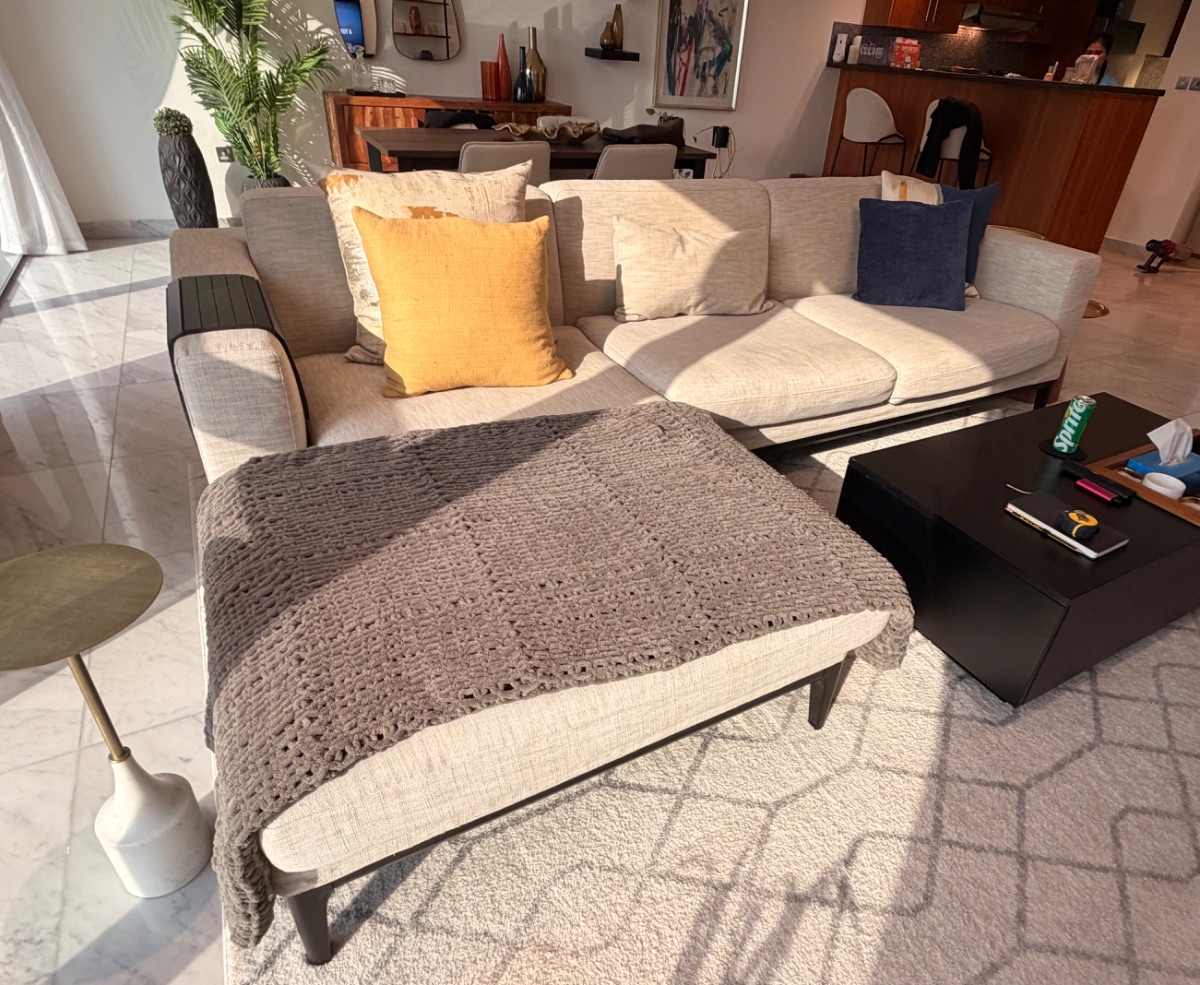Indigo Living L-shaped sofa