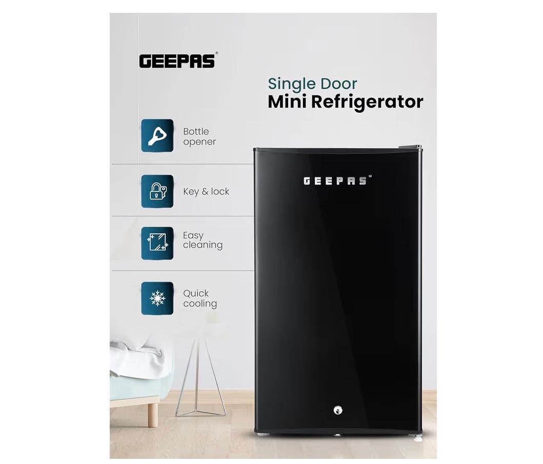 Geepas Single door Mini Fridge With lock photo 3