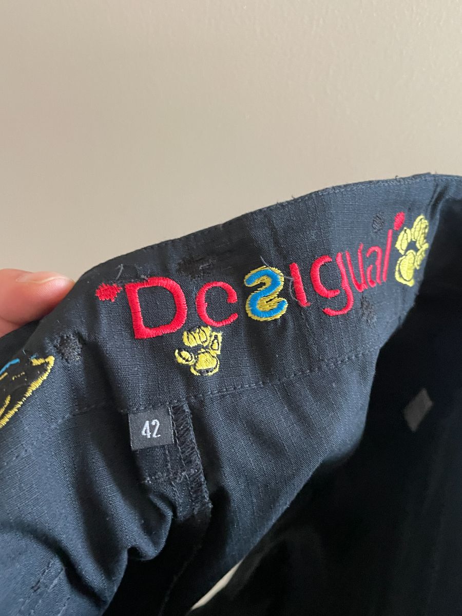 Desigual Black Puff Shorts UK12 photo 3