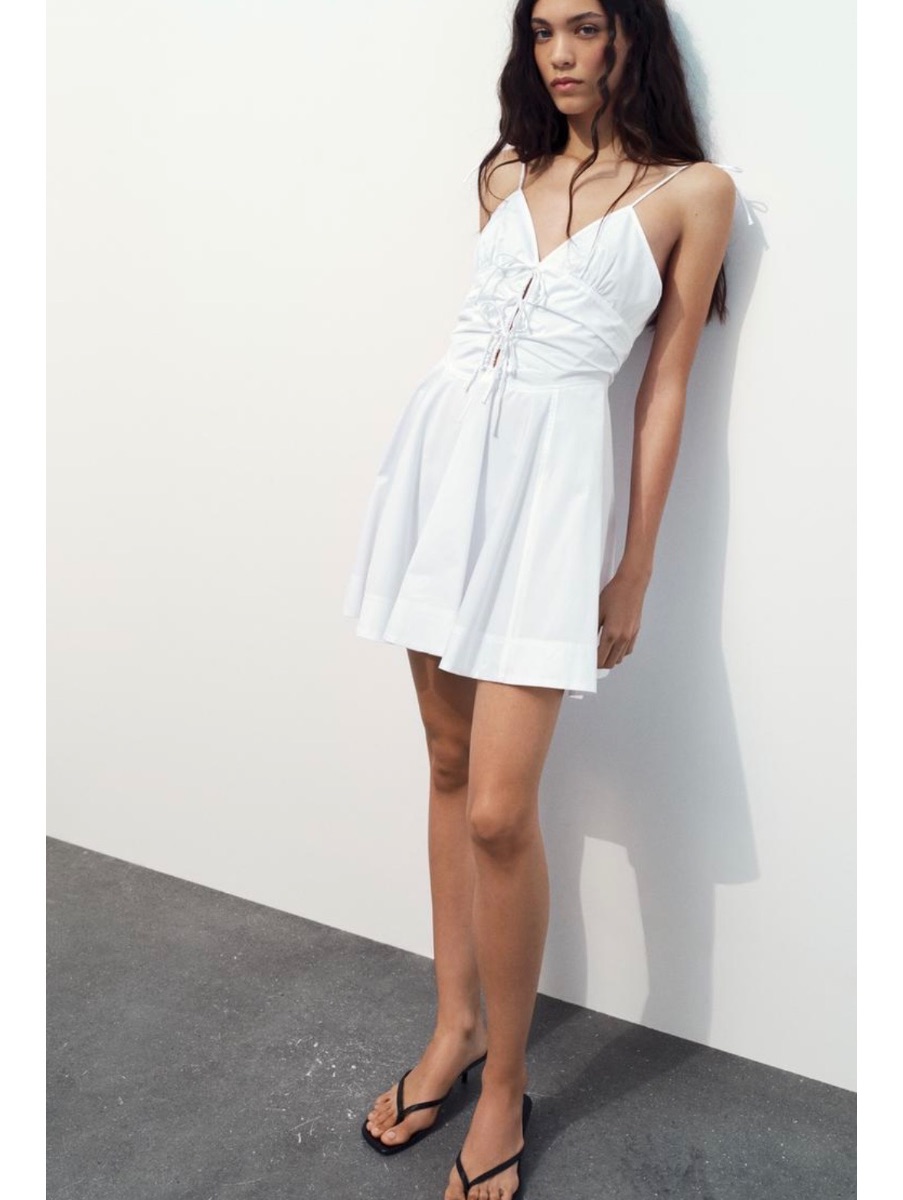 Zara White Mini dress Brand New