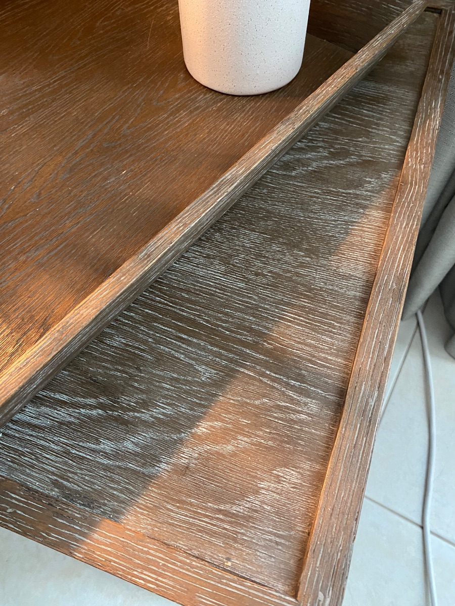 West elm tray side tables x 2 photo 3