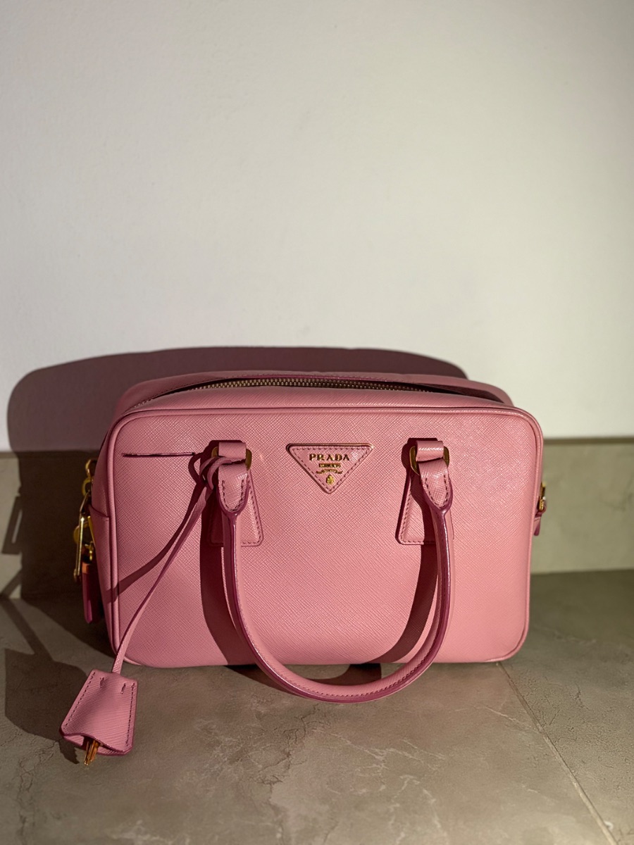 Pink saffiano prada