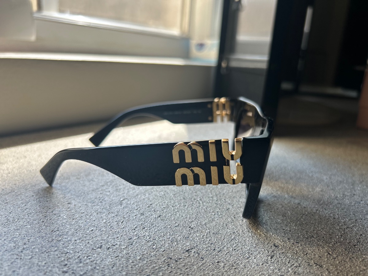 NEW: Miu Miu black 10WS sunglasses photo 3