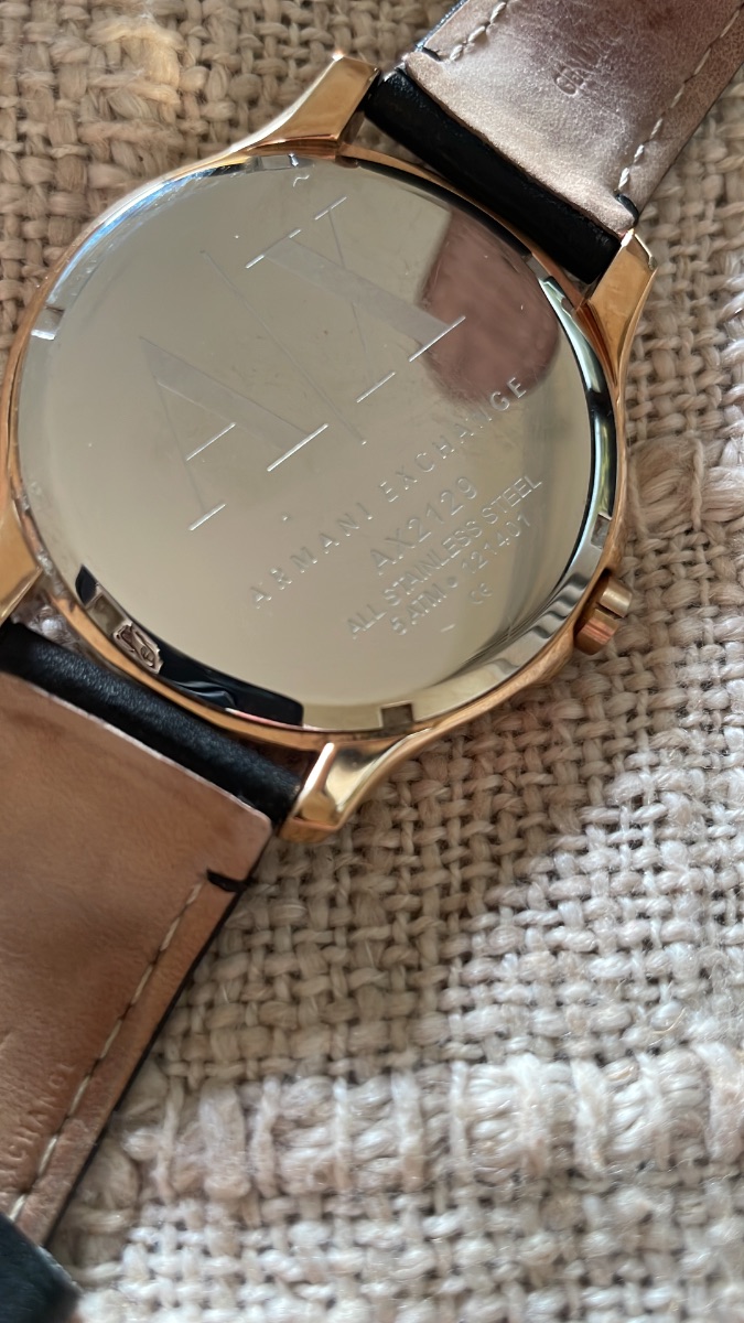 Armani Exchange AX2129 Rose Gold & Black Men's Watch photo 2