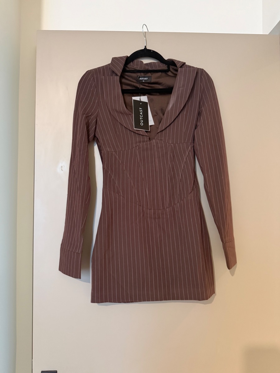 Outcast Pinstripe Dress