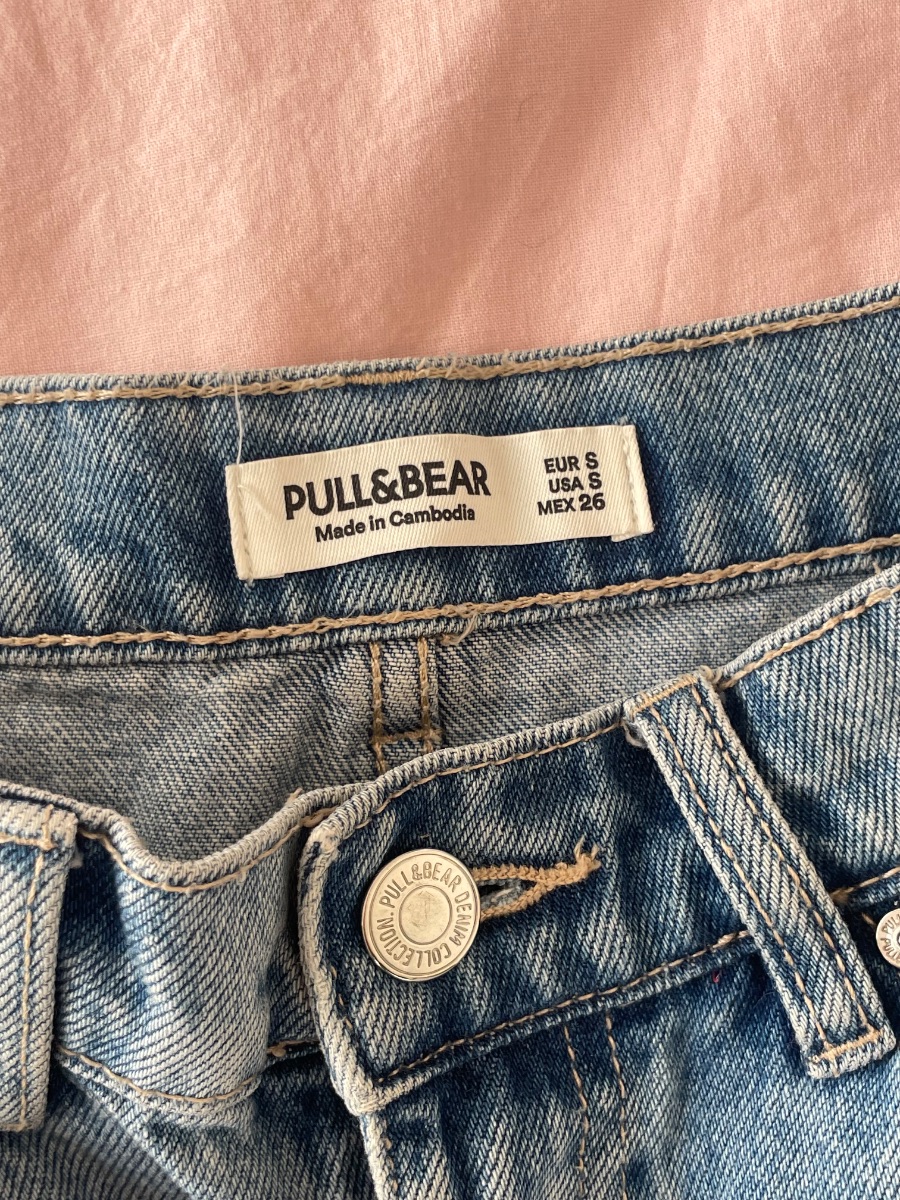 Pull&bear denim mini skirt photo 2