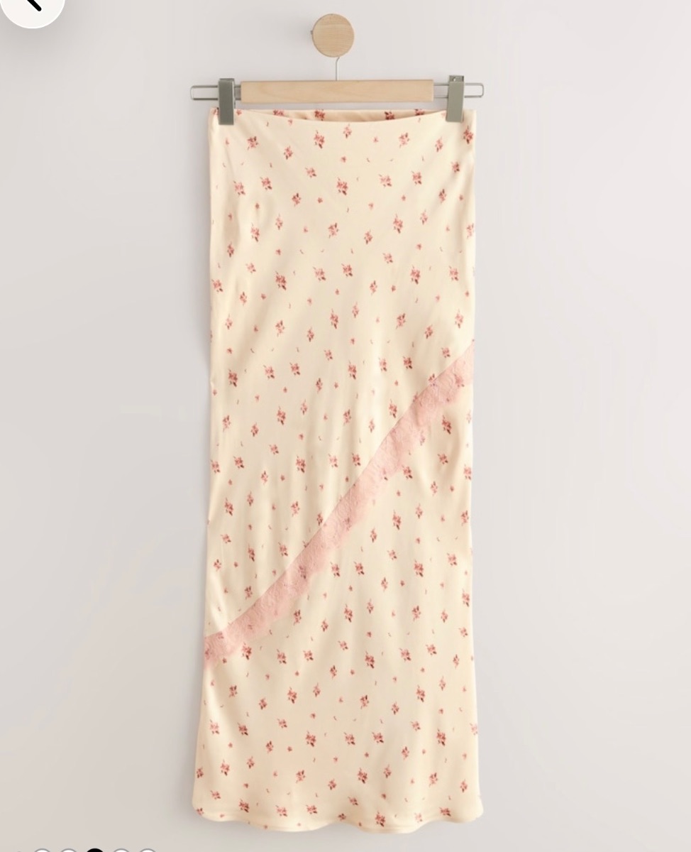 Next Maxi Floral Slip Skirt