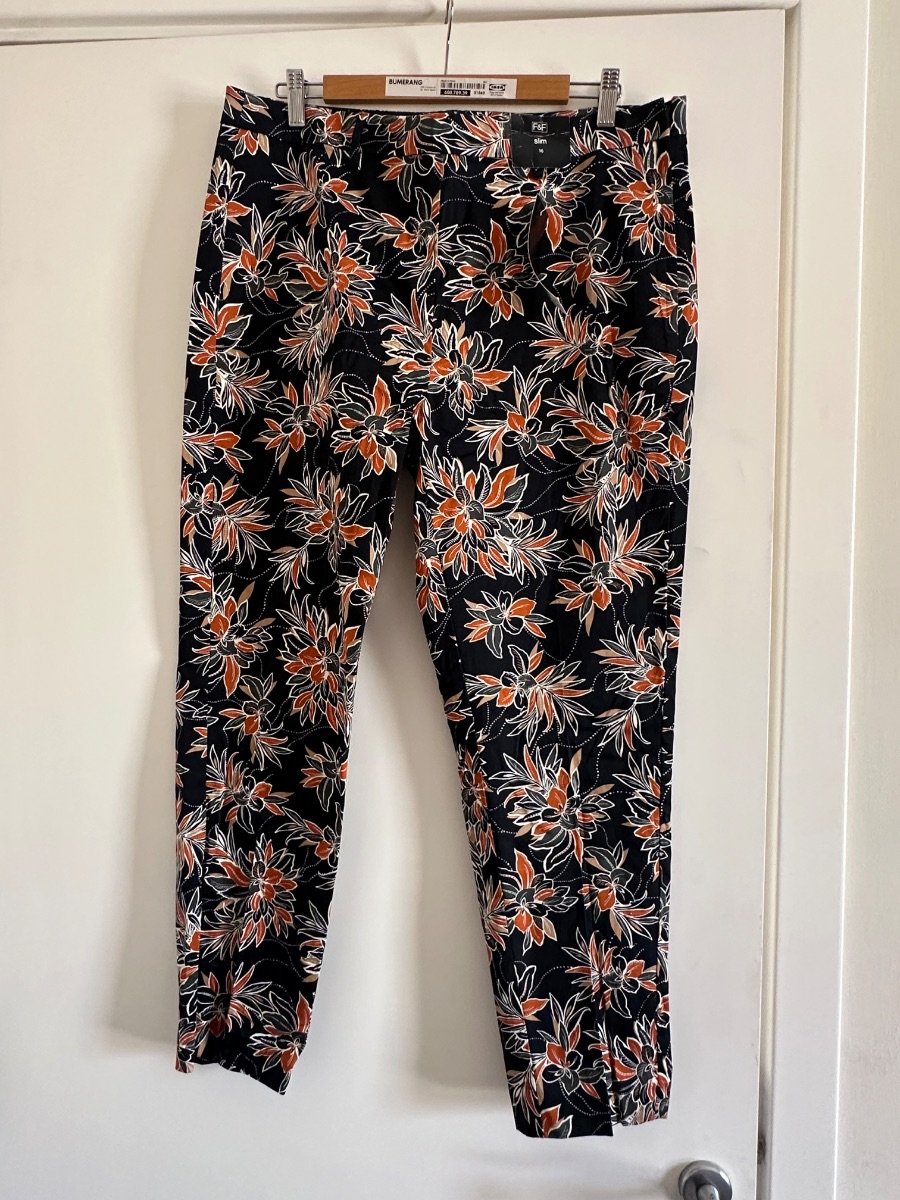 F&F Tropical flower trousers