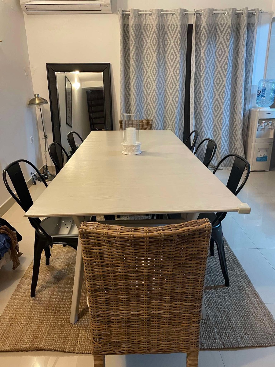 Mid Century Modern West Elm Dining Table