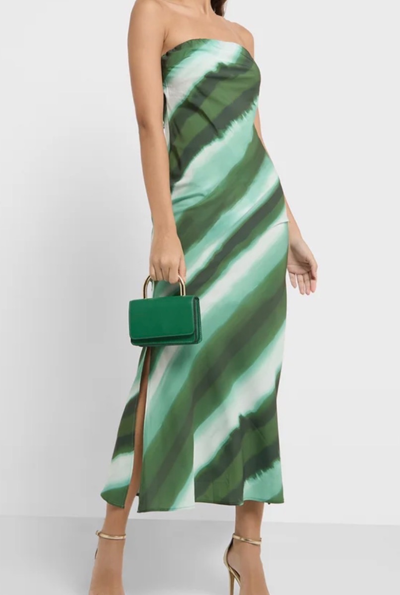 Ginger Green striped dress