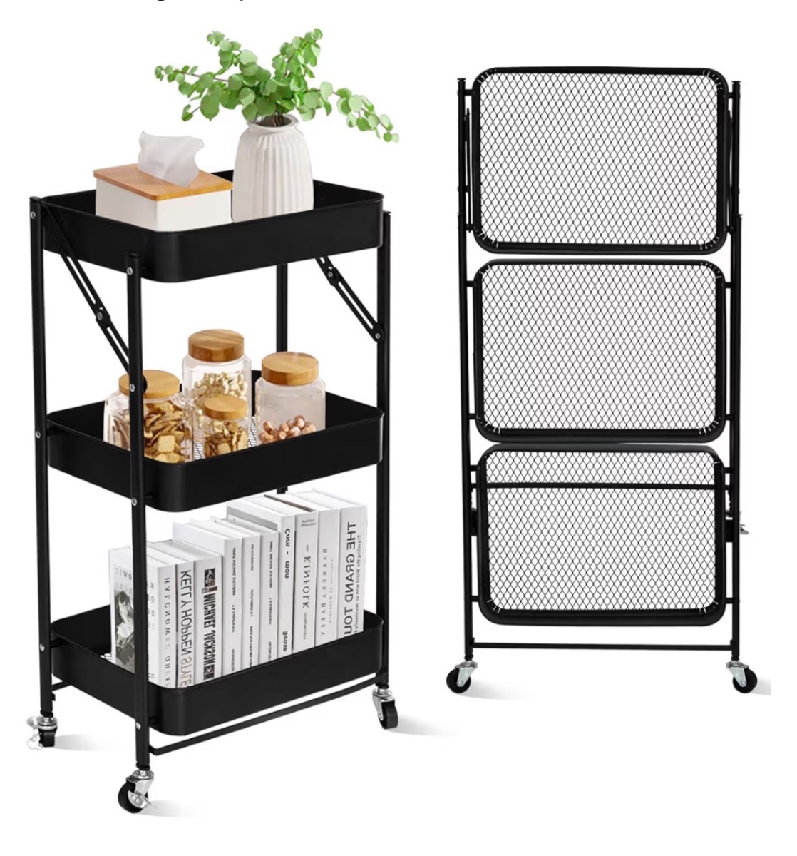 3 Trolley storage Organizer foldable