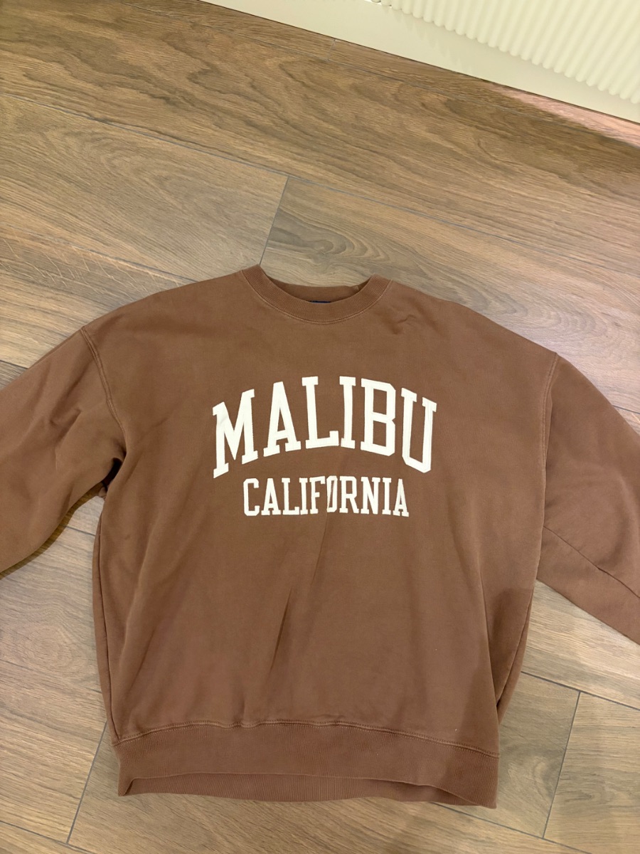Brandy Melville oversized brown hoodie