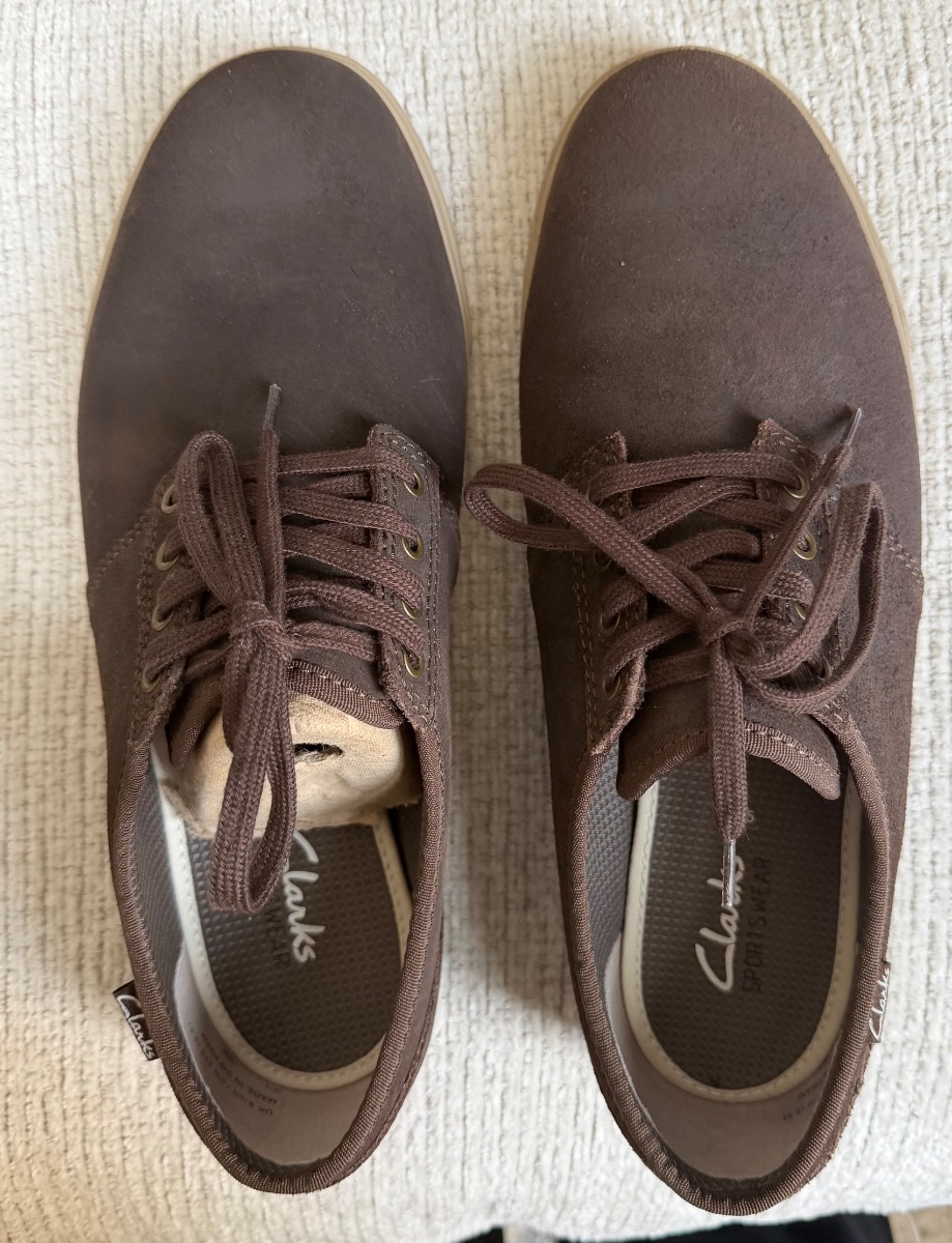 Clarks Brown Suede Shoes