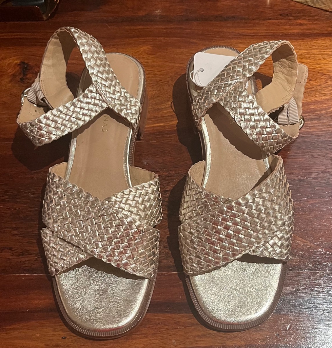 Oliver Bonas Gold Sandals
