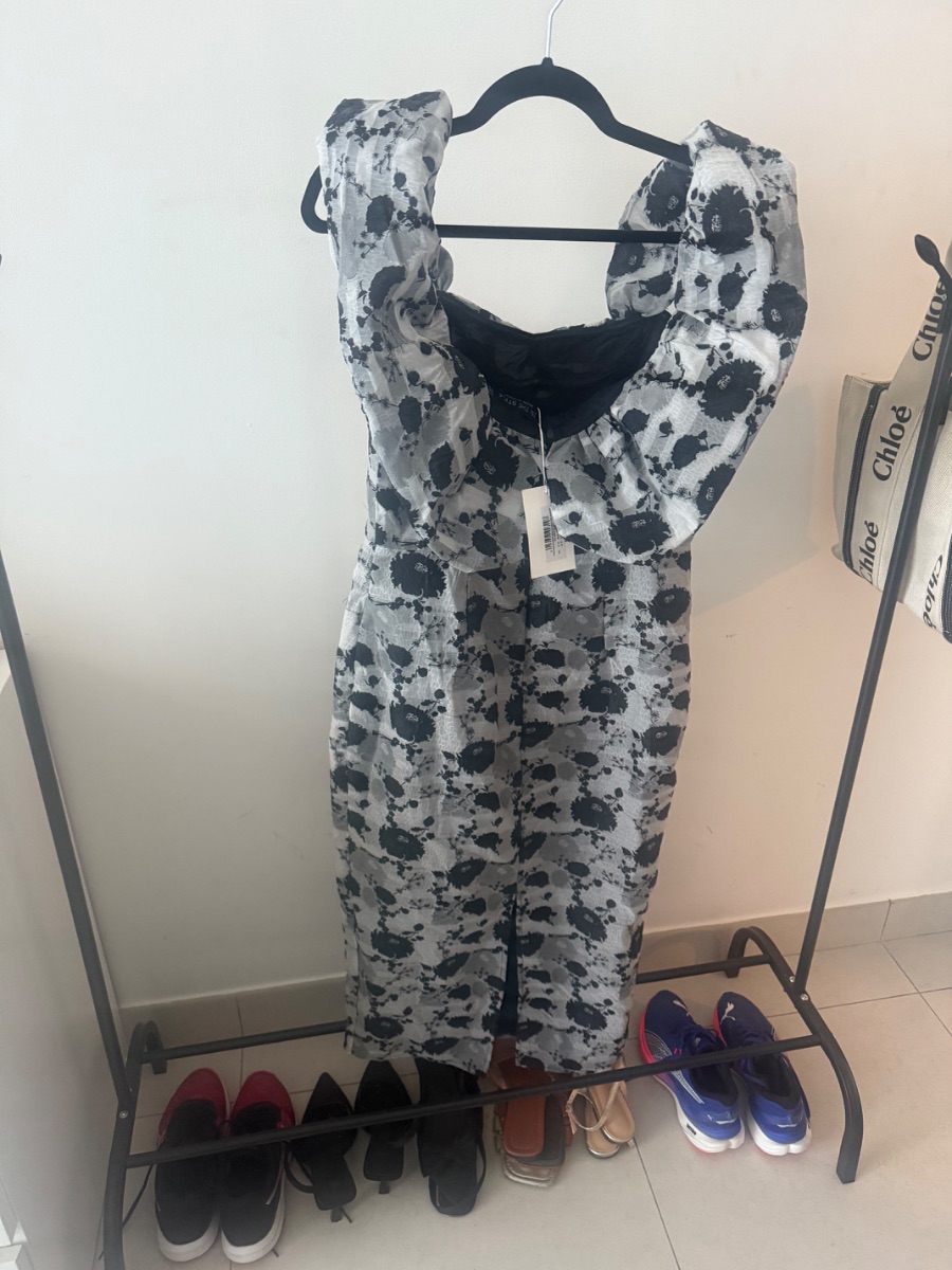 In the Style midi Bardot dress Size 12/14 photo 3