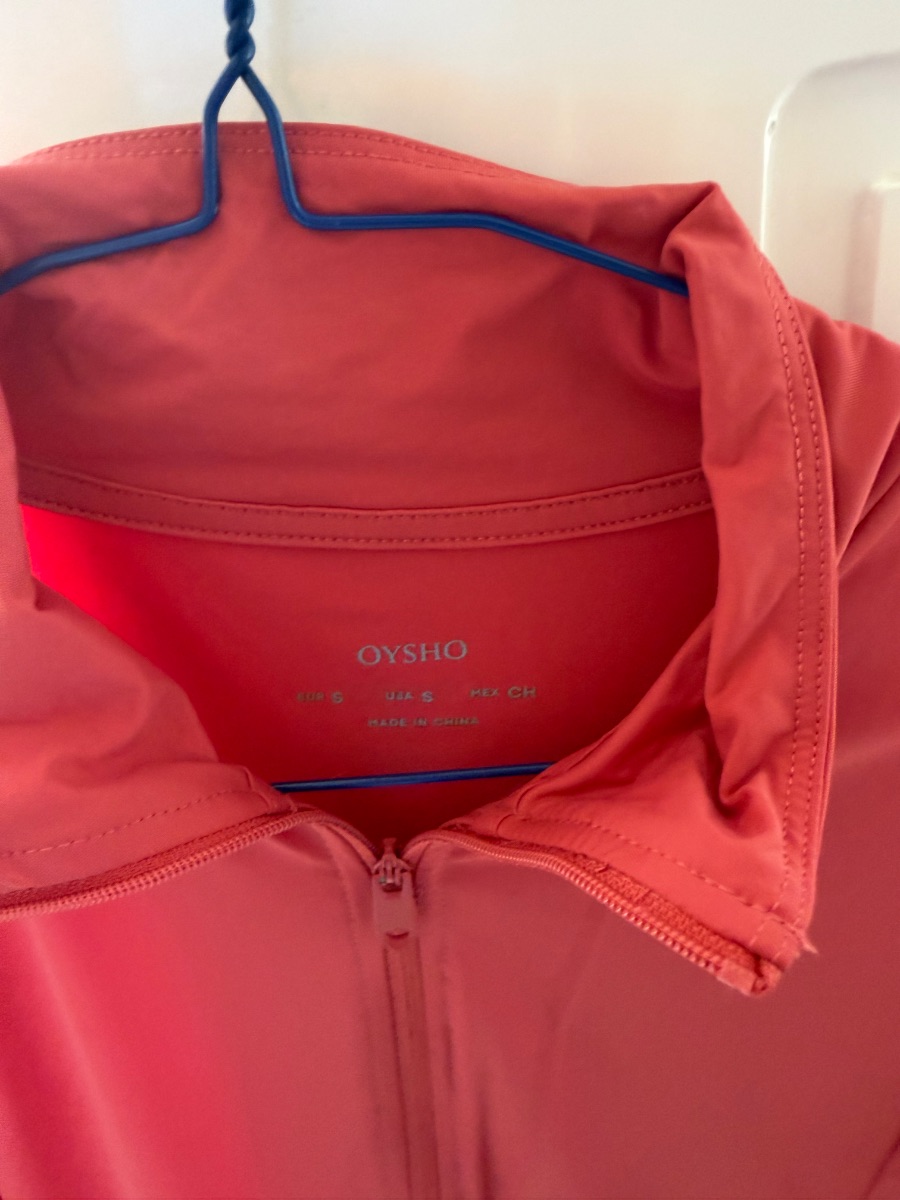 Oysho Coral Zip-Up Jacket photo 2