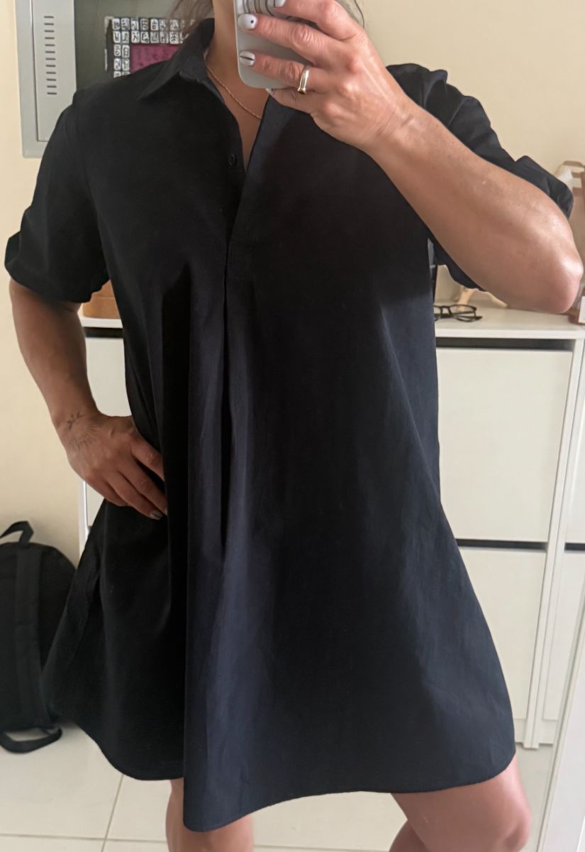 Marks & Spencer M&S Black Shirt Dress UK14