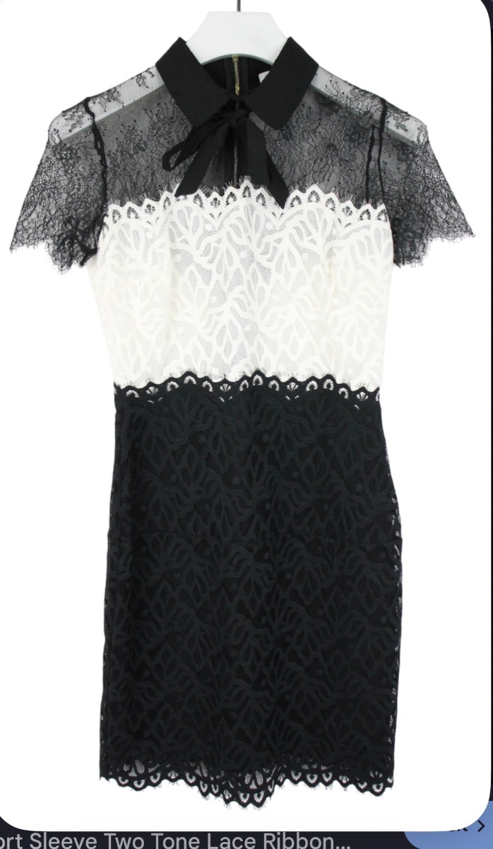 Sandro lace mini dress photo 2