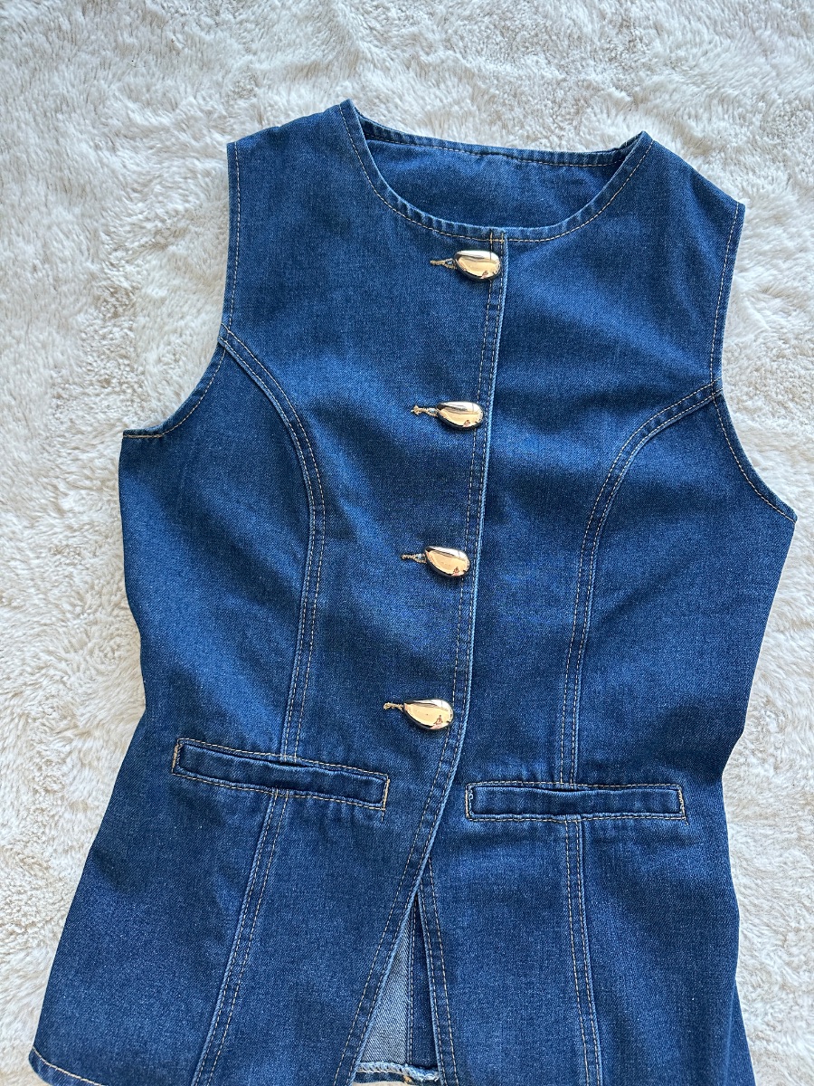 Denim vest photo 2