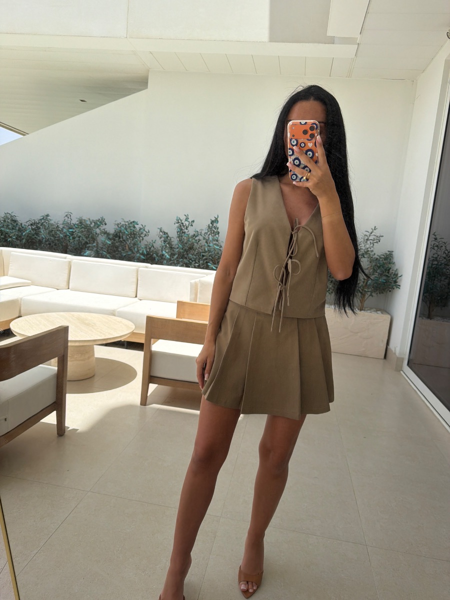 Glamify two piece top & skort